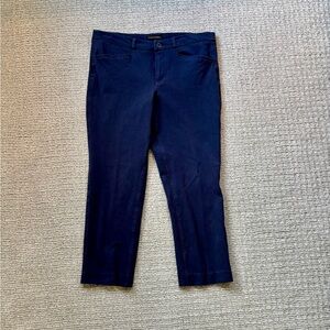 Banana Republic straight leg trousers. Navy Blue, size 8
